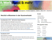 Tablet Screenshot of kwerk-puschke.de